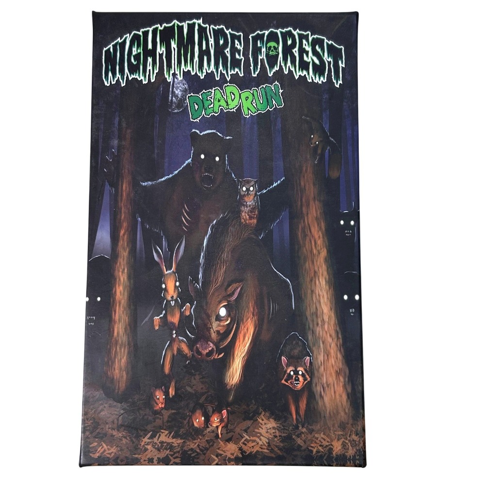 Nightmare Forest Dead‎ Run Board Game 2nd Edition Zombie Horror SolarFlare Games